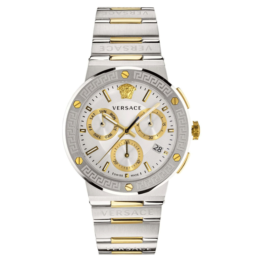 Versace Greca Logo Chronograph Men&
