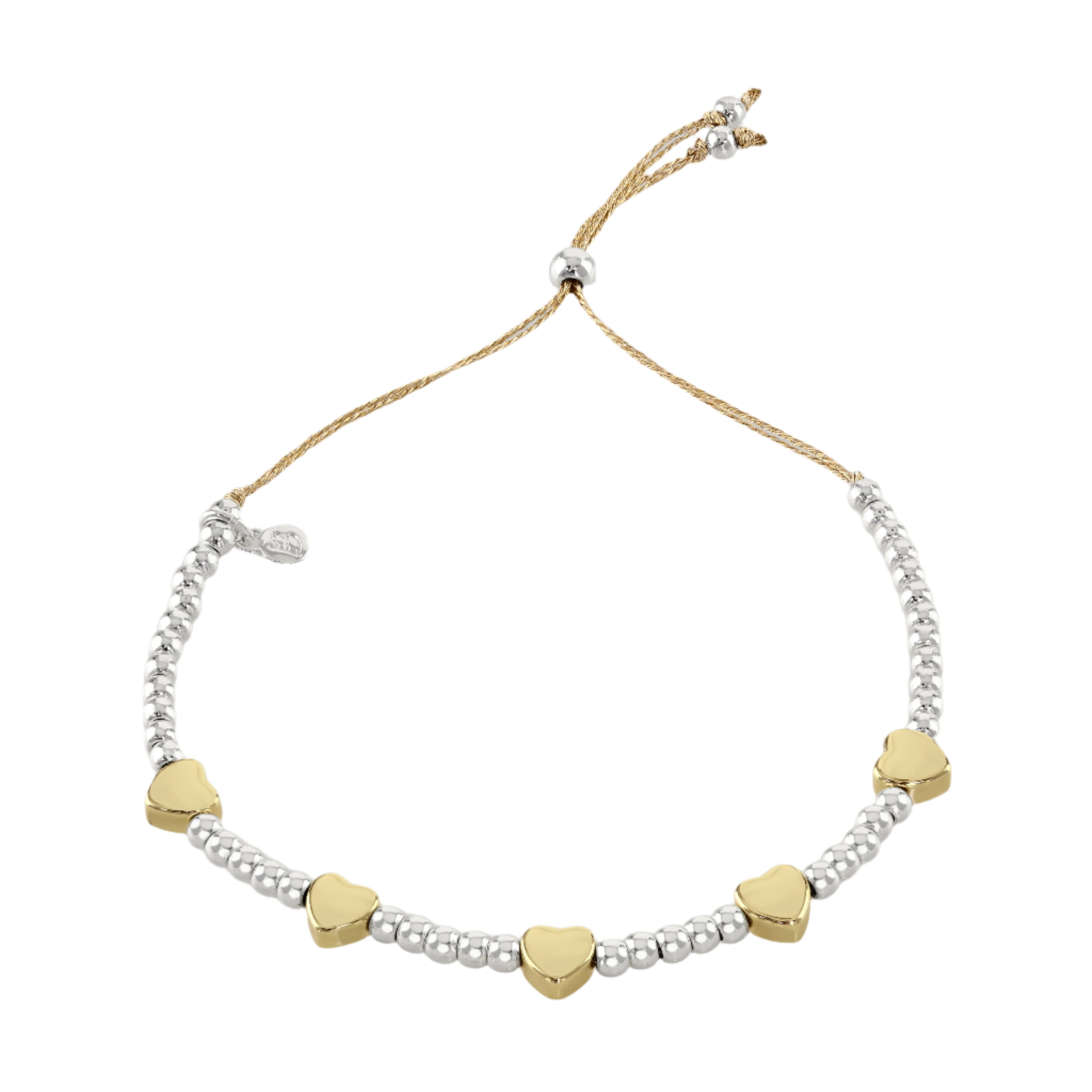 Buckley London Beaded Friendship Bracelet Silver Plating Imitation Gold O/S SS24