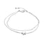 Buckley London Double Chain Star Charm Bracelet 1M Silver plating
