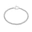 Buckley London Silver T-Bar Beaded Bracelet Silver SS25