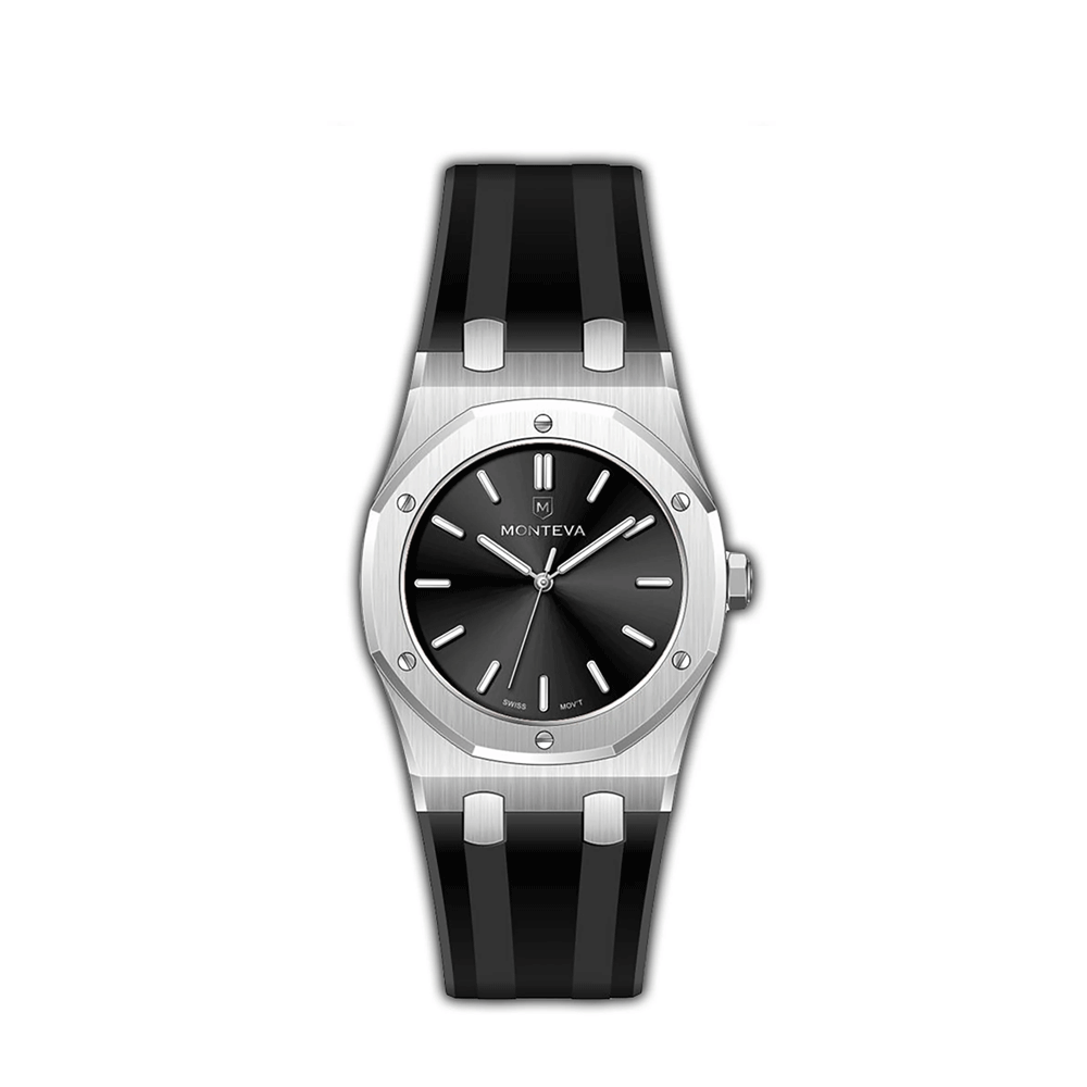Monteva AP Gents Black Dial Watch