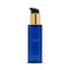 Royal blue rectangular body lotion bottle with a gold-toned pump dispenser and black nozzle, featuring 'THAMEEN LONDON' brand