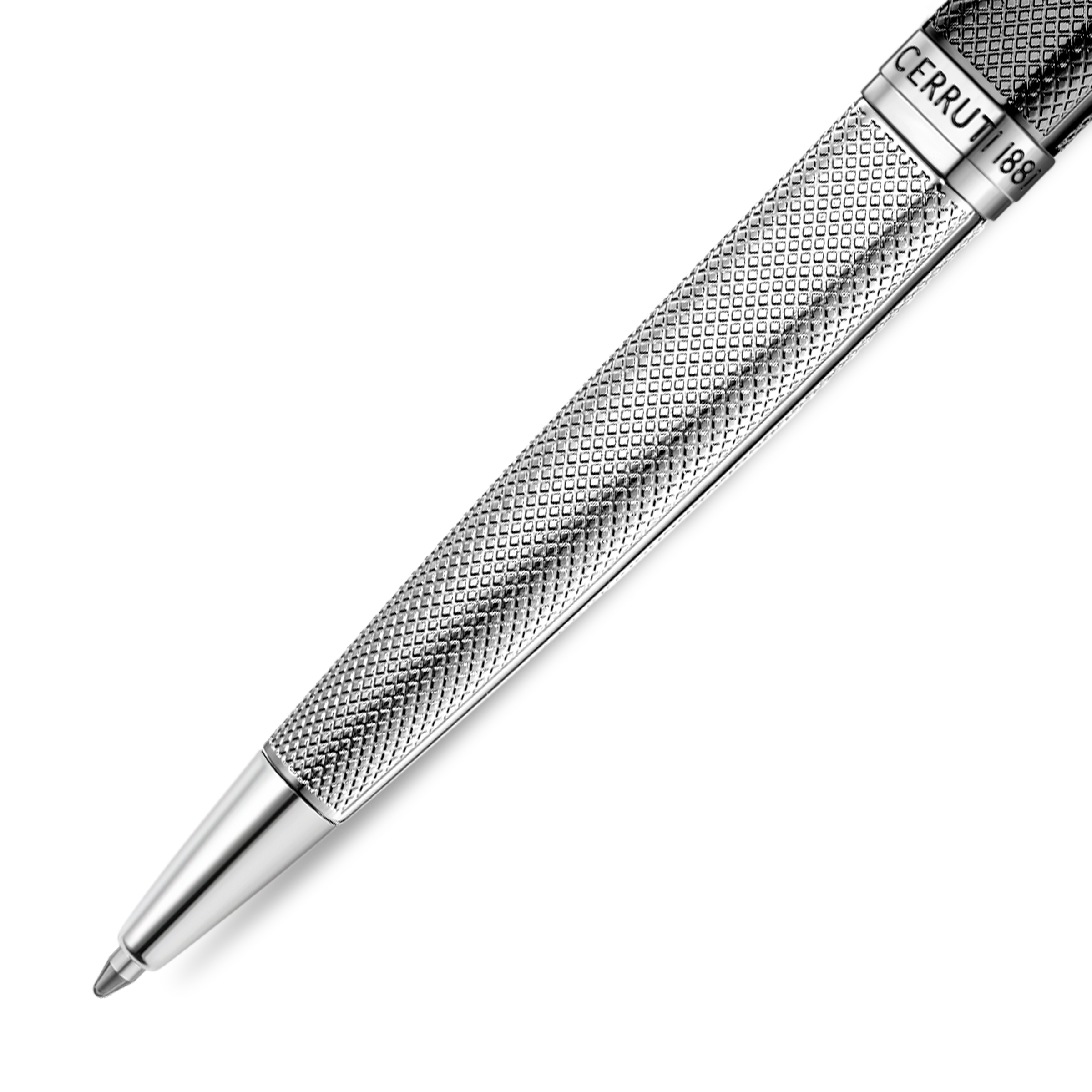 Cerruti Enzo Square Black & Stainless Steel Pen