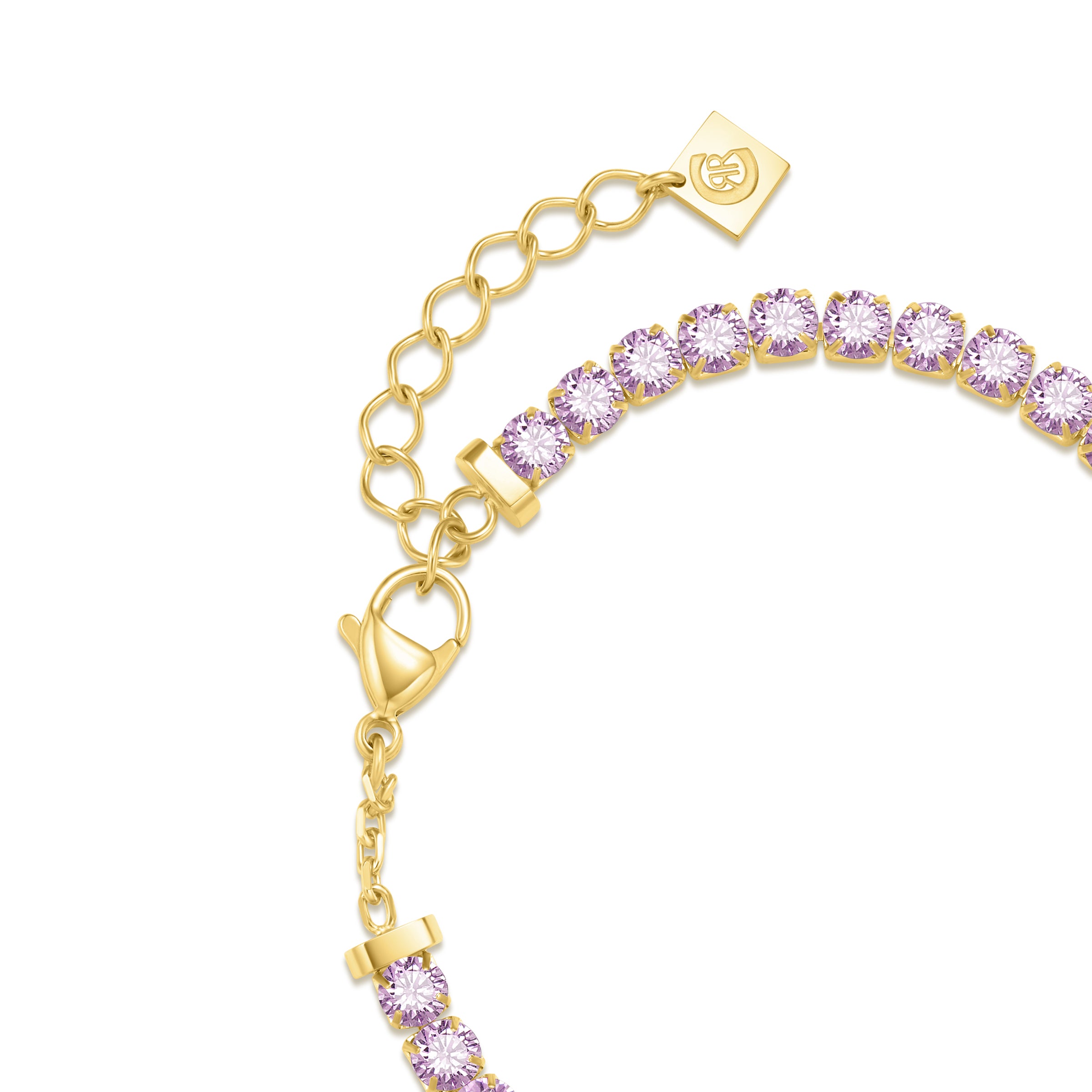 CERRUTI CLAUDIA GP LIGHT ROSE TENNIS BRACELET