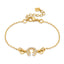 Cerruti Amalia Double C Gold Plated Bracelet