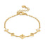 Cerruti Francesca Gold Plated Bracelet with Five Small Motifs