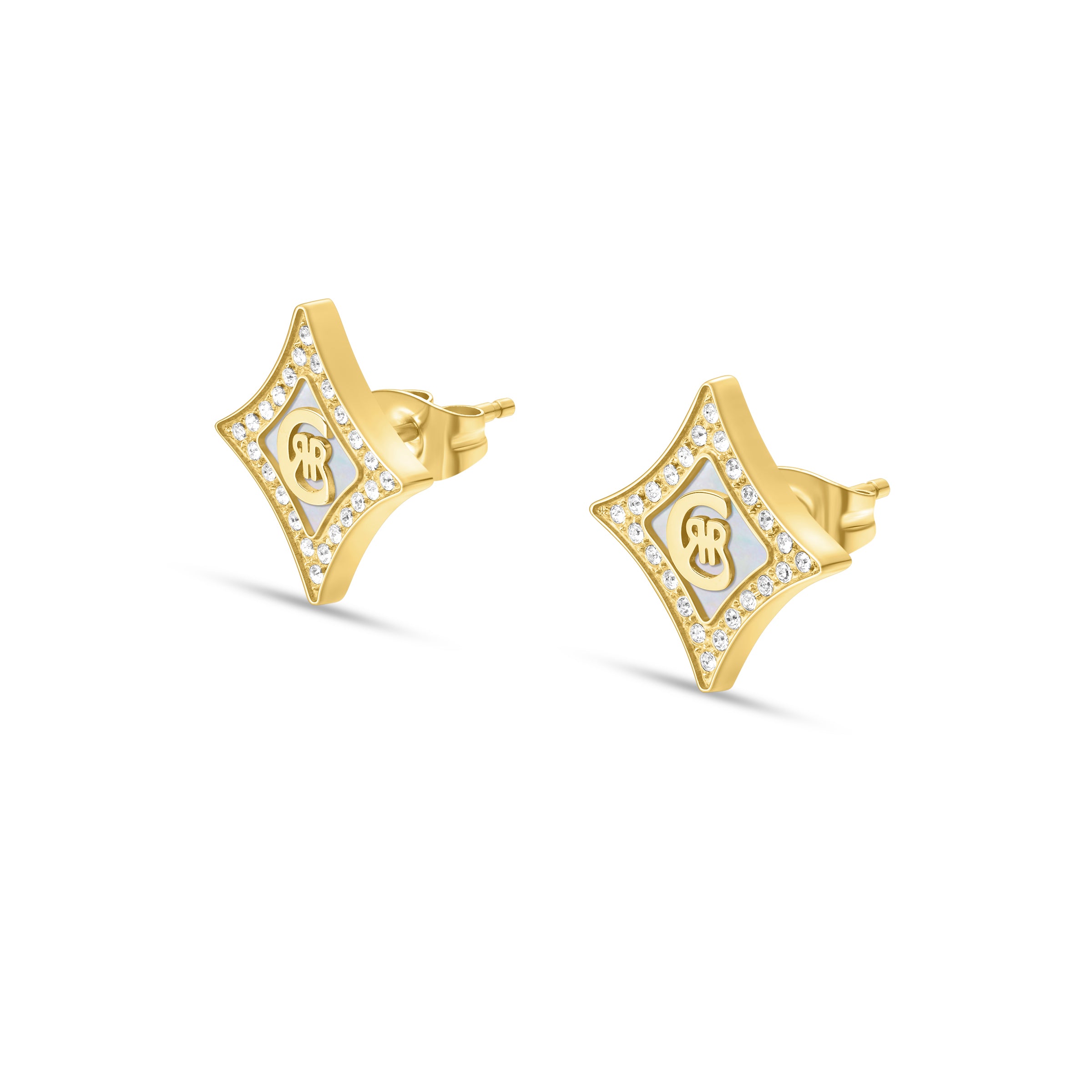 SILVIA GP CRYSTALS WITH MOP EARRING
