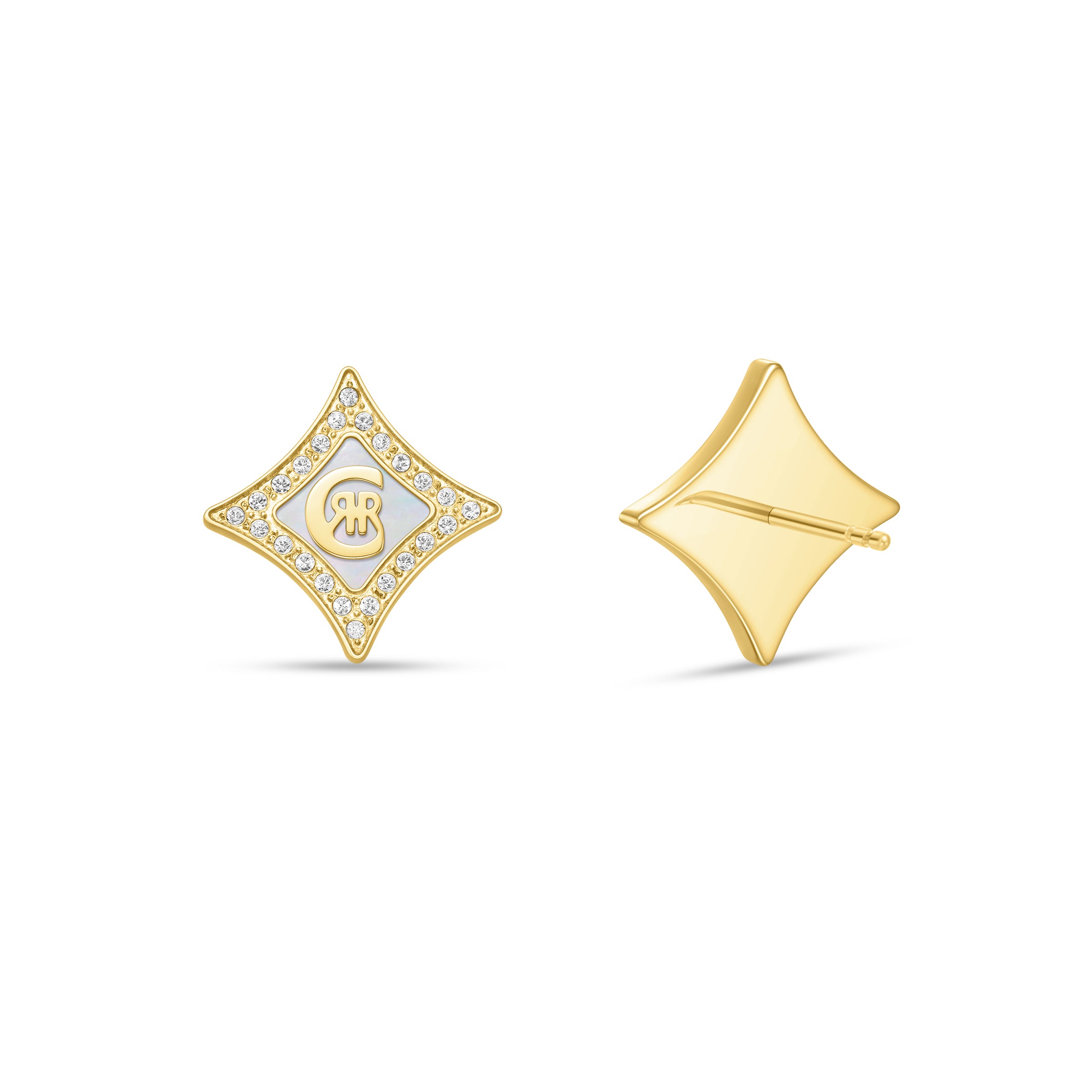 SILVIA GP CRYSTALS WITH MOP EARRING