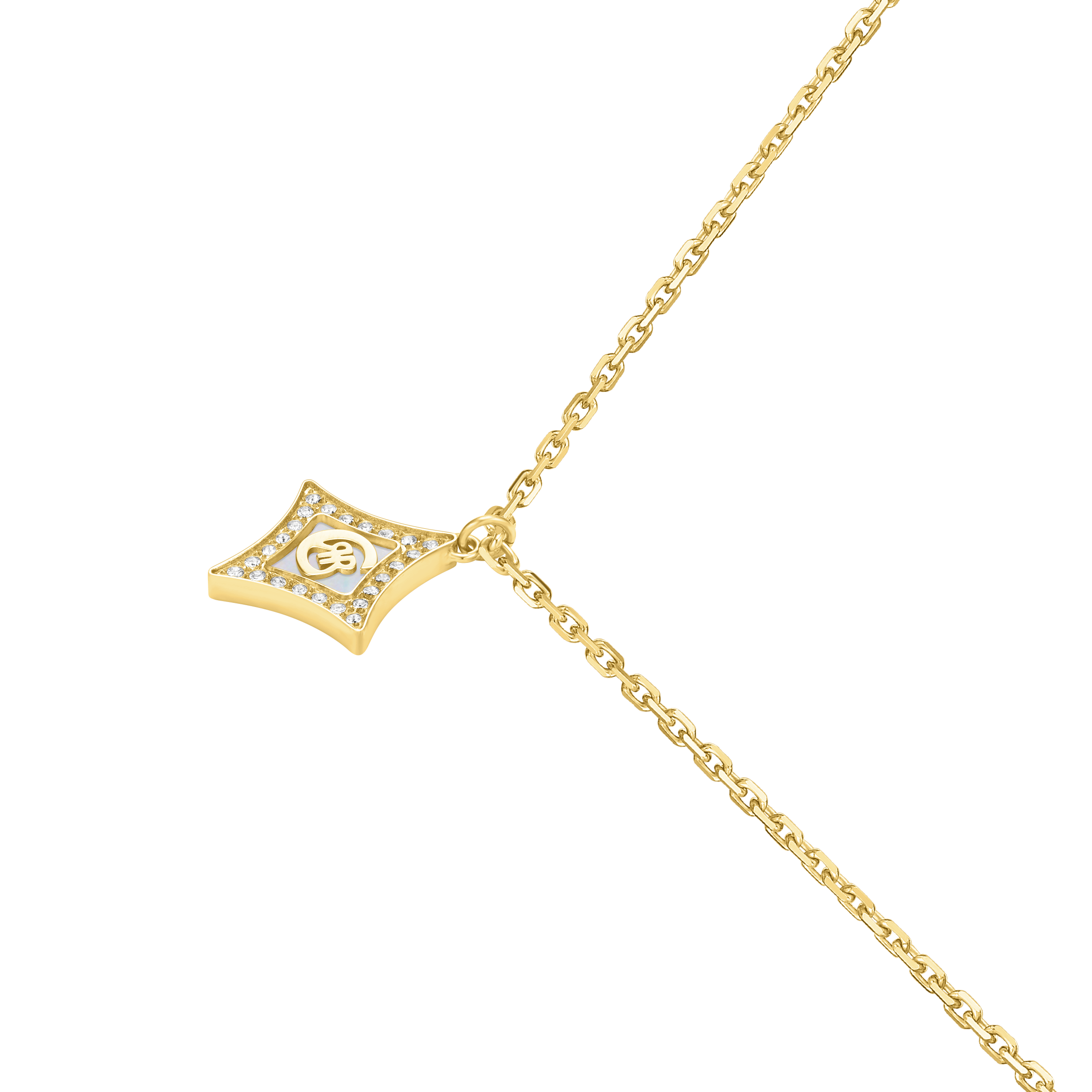 SILVIA Embellished Pendant Necklace