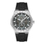 Cerruti Stainless Steel Black Silicon Gun Dial Men's Watch