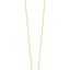 Gold-coloured steel necklace with delicate chain and multiple heart-shaped pendants embellished with white zircons.