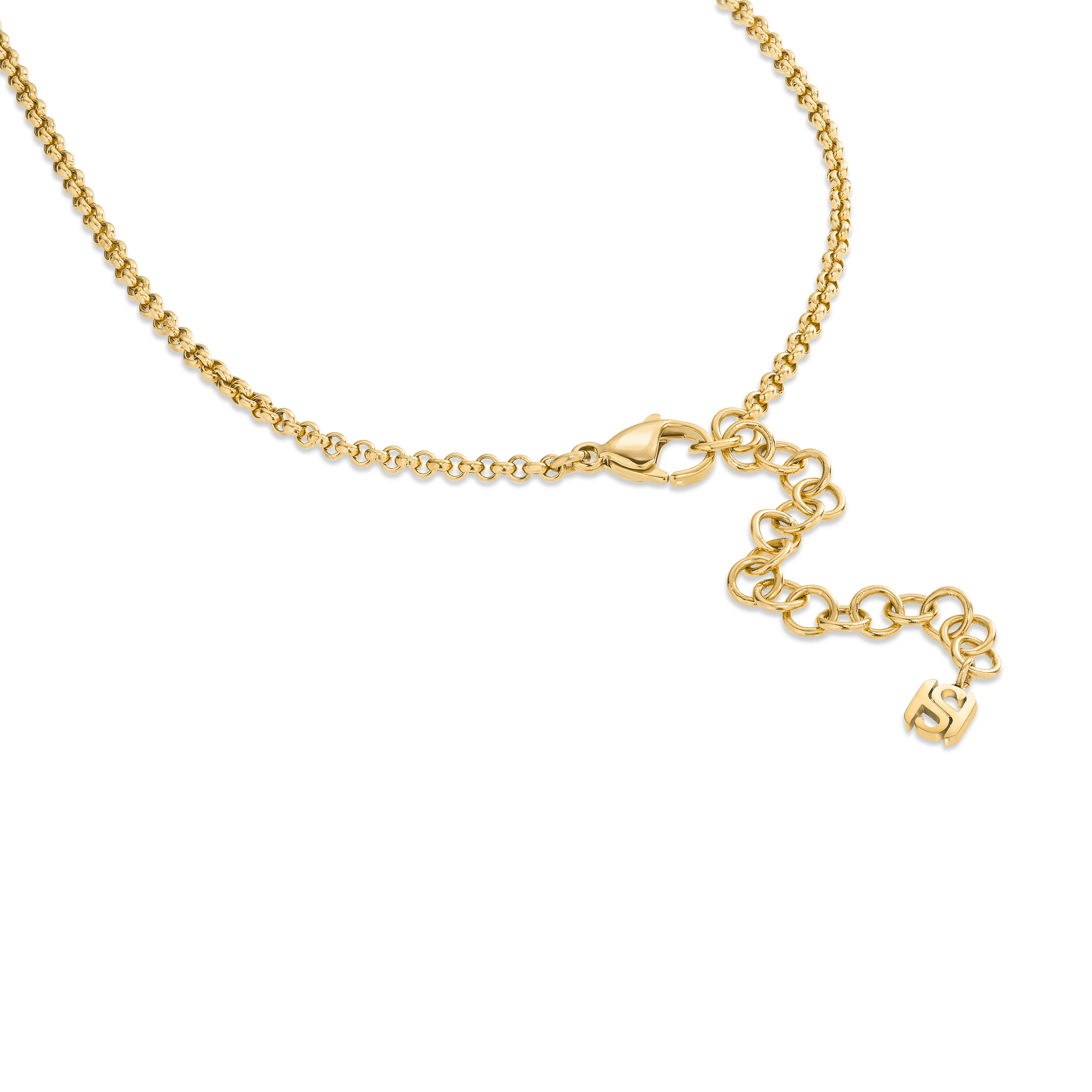 Saint Honore Burj Malachite Flow Small Necklace with SH Logo