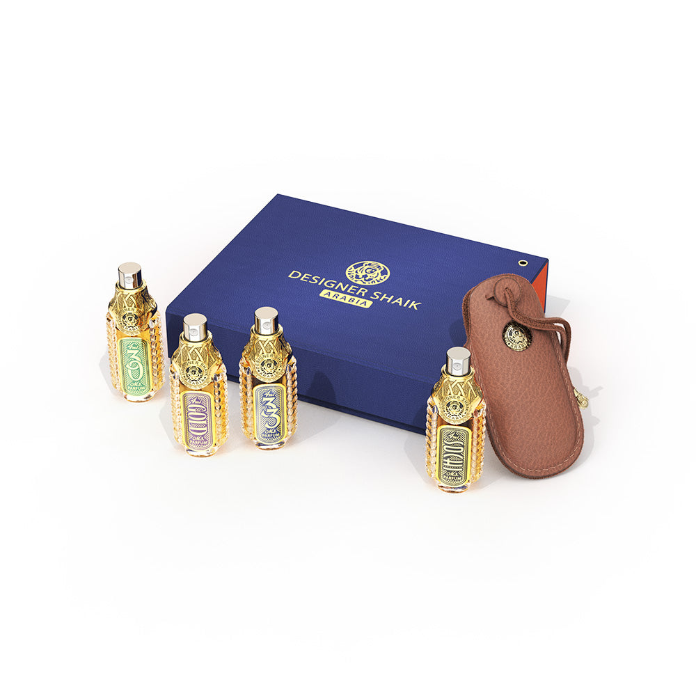 Designer Shaik Petite Perfume Collection for Women 4x4ml luxury miniature fragrance set – available online