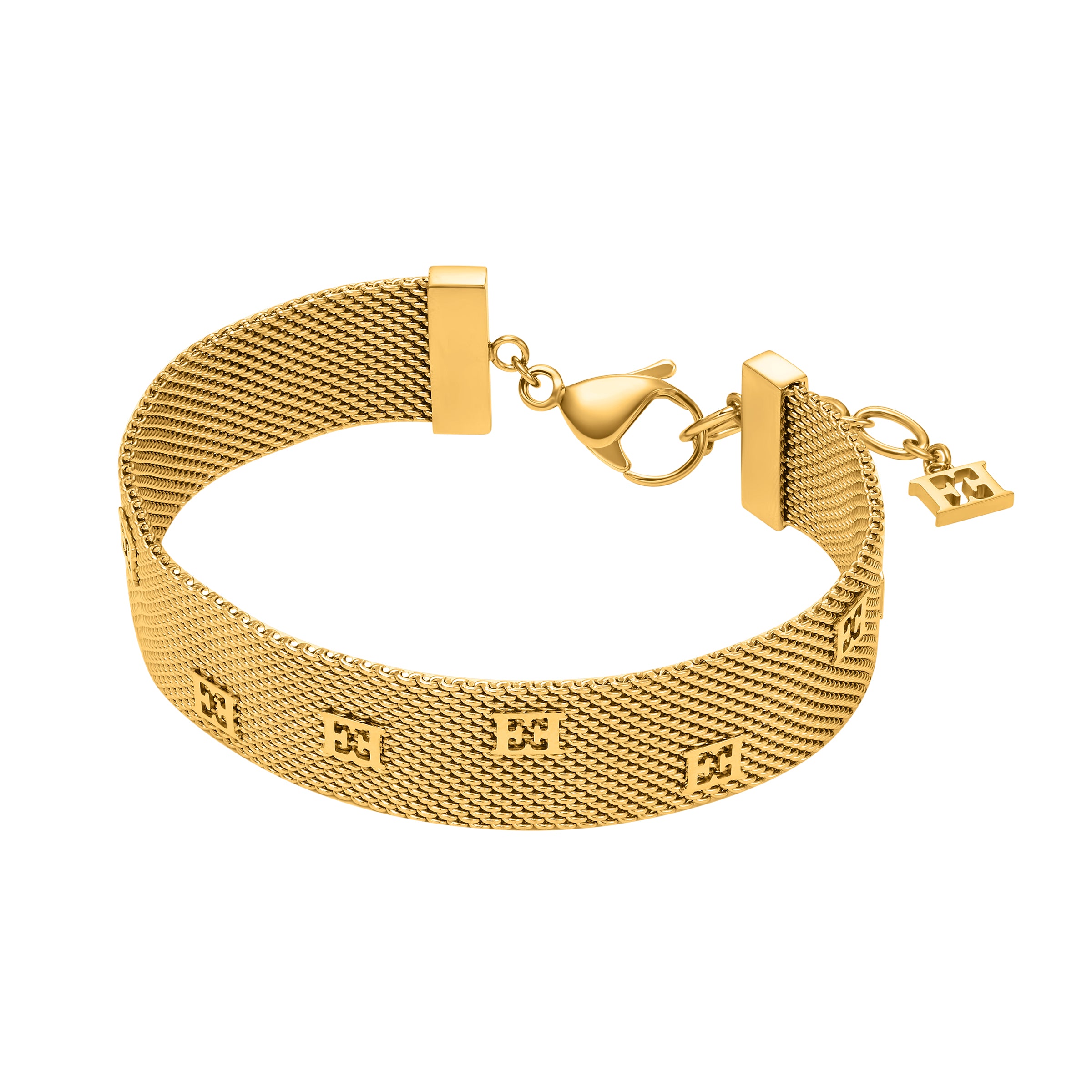 ESCADA CLARA ROUND PEARLS RING CNT LOGO BRACELET