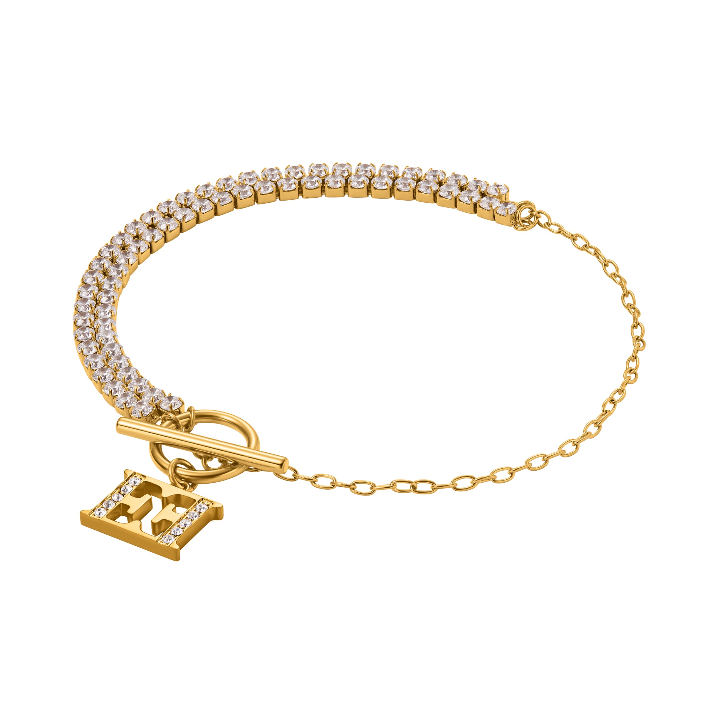 ESCADA DIANA HALF & HALF WITH CNT MOTIF BRACELET