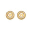 EA ALICE ROUND RING CNT ESCADA LOGO EARRING