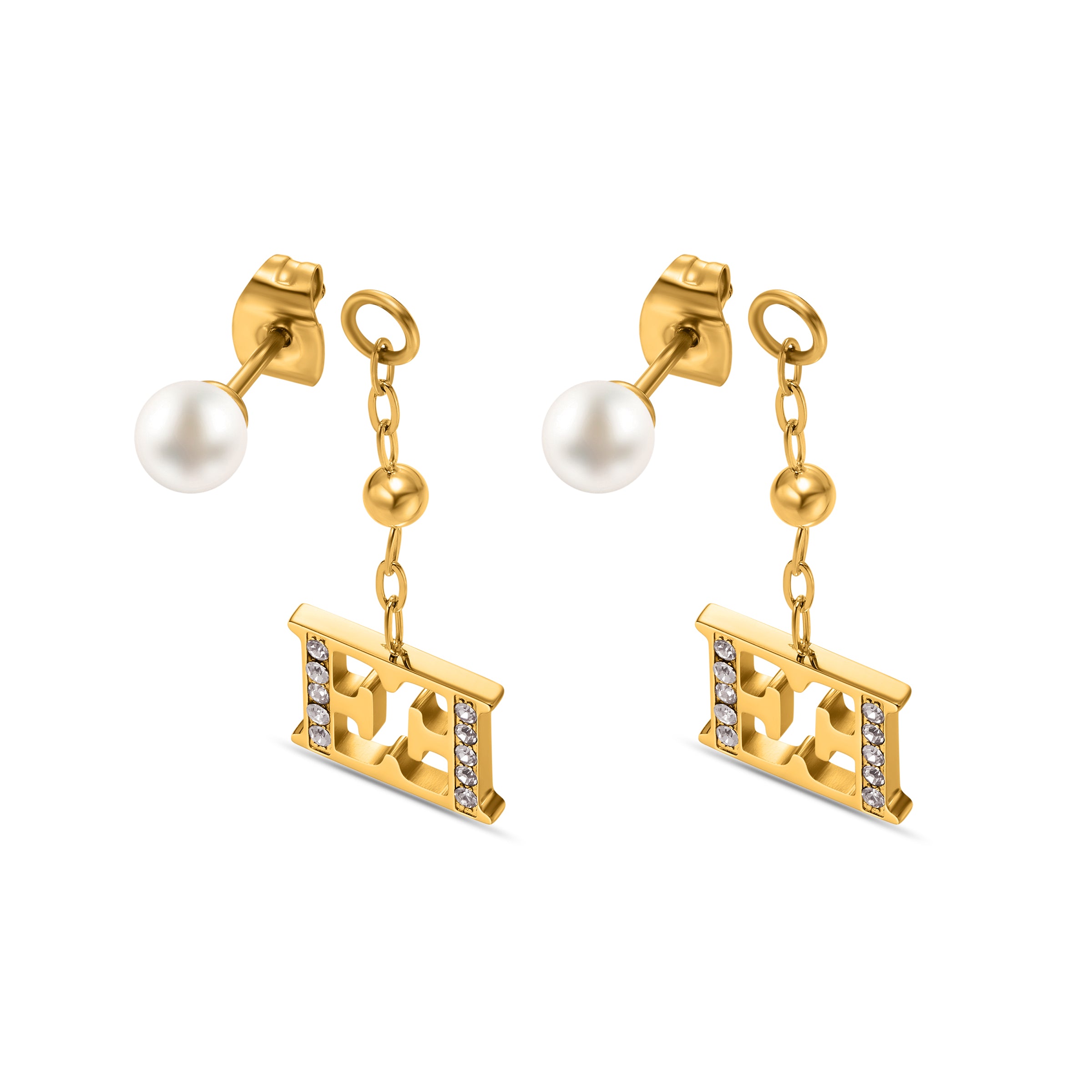 FLORENCE GP BEADS LOGO AND PEARLS ER