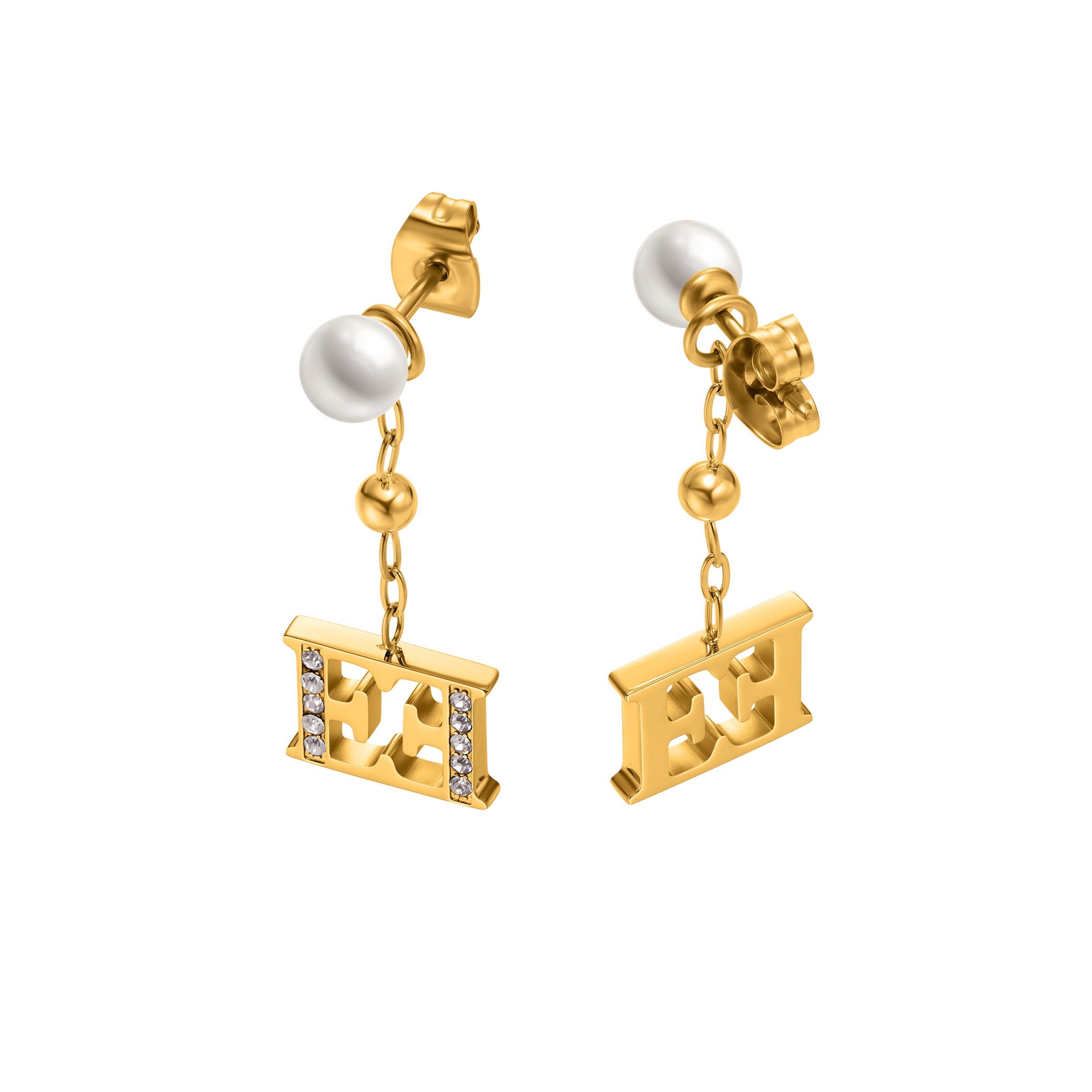 FLORENCE GP BEADS LOGO AND PEARLS ER