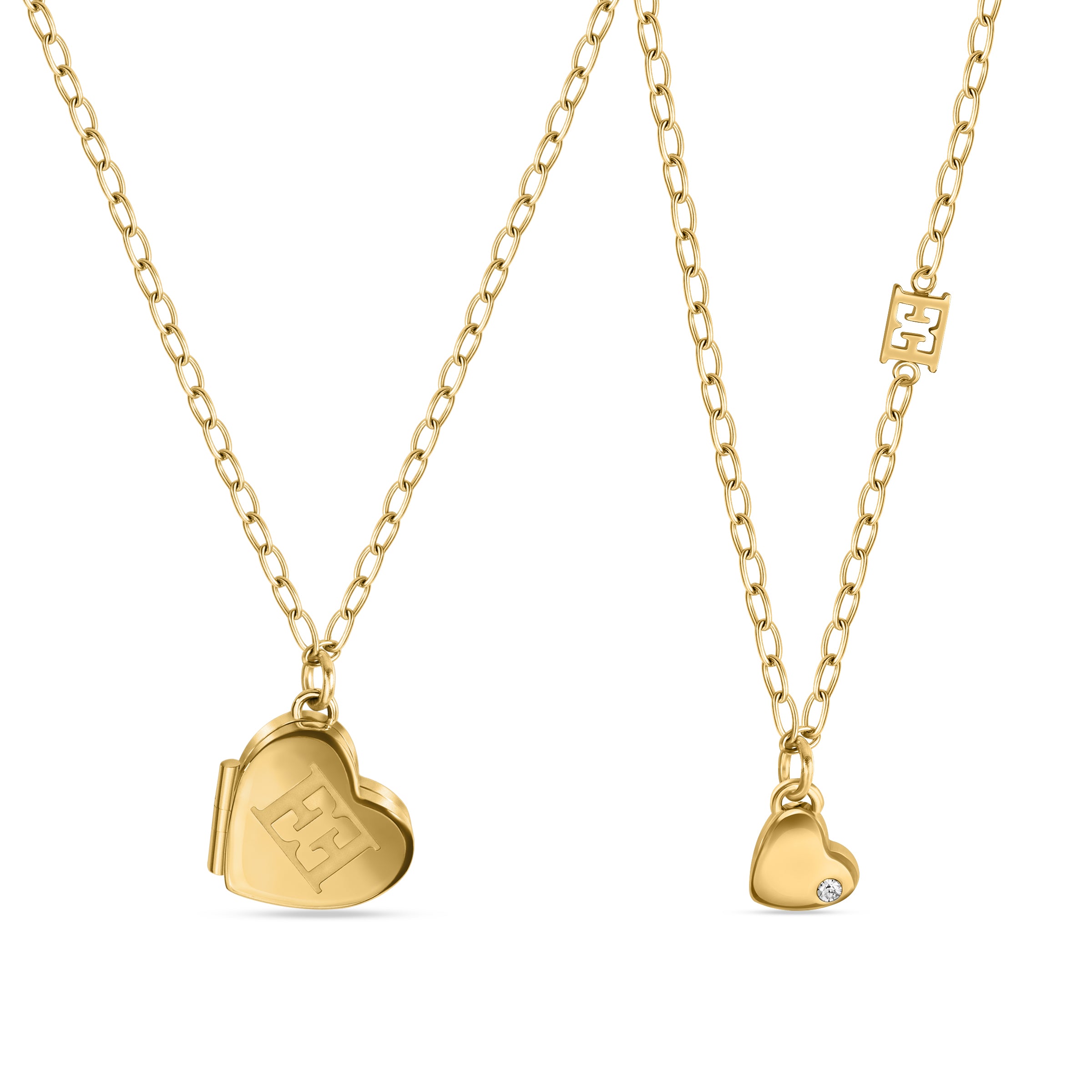 escada elle Heart Motif Mom & Me Necklace