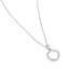 Buckley London Rhodium Viennese Hoop Necklace Rhodium O/S SS24
