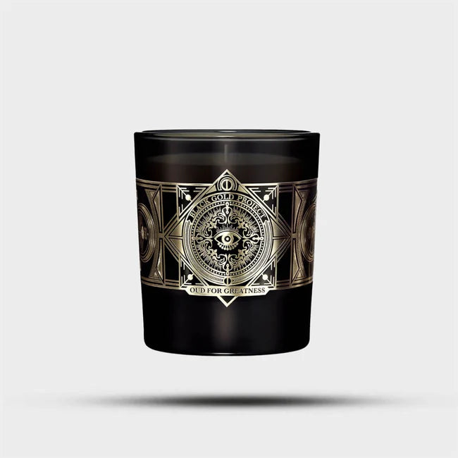 Initio Oud for Greatness scented candle 180g luxury home fragrance available at Paris Gallery Qatar