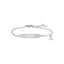 Luca Barra Girl's Steel Bracelet with Musical Note and Plate