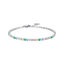 Luca Barra girl’s multicolored zirconia tennis bracelet — Shop the Latest Online