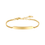 Luca Barra kid's IP gold steel bracelet with plate – Shop Now for the Latest Online