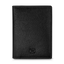 Saint Honore Meal Cross Grain Black Leather Card Holder