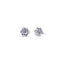 Luca Barra Ladies steel earrings with rose design