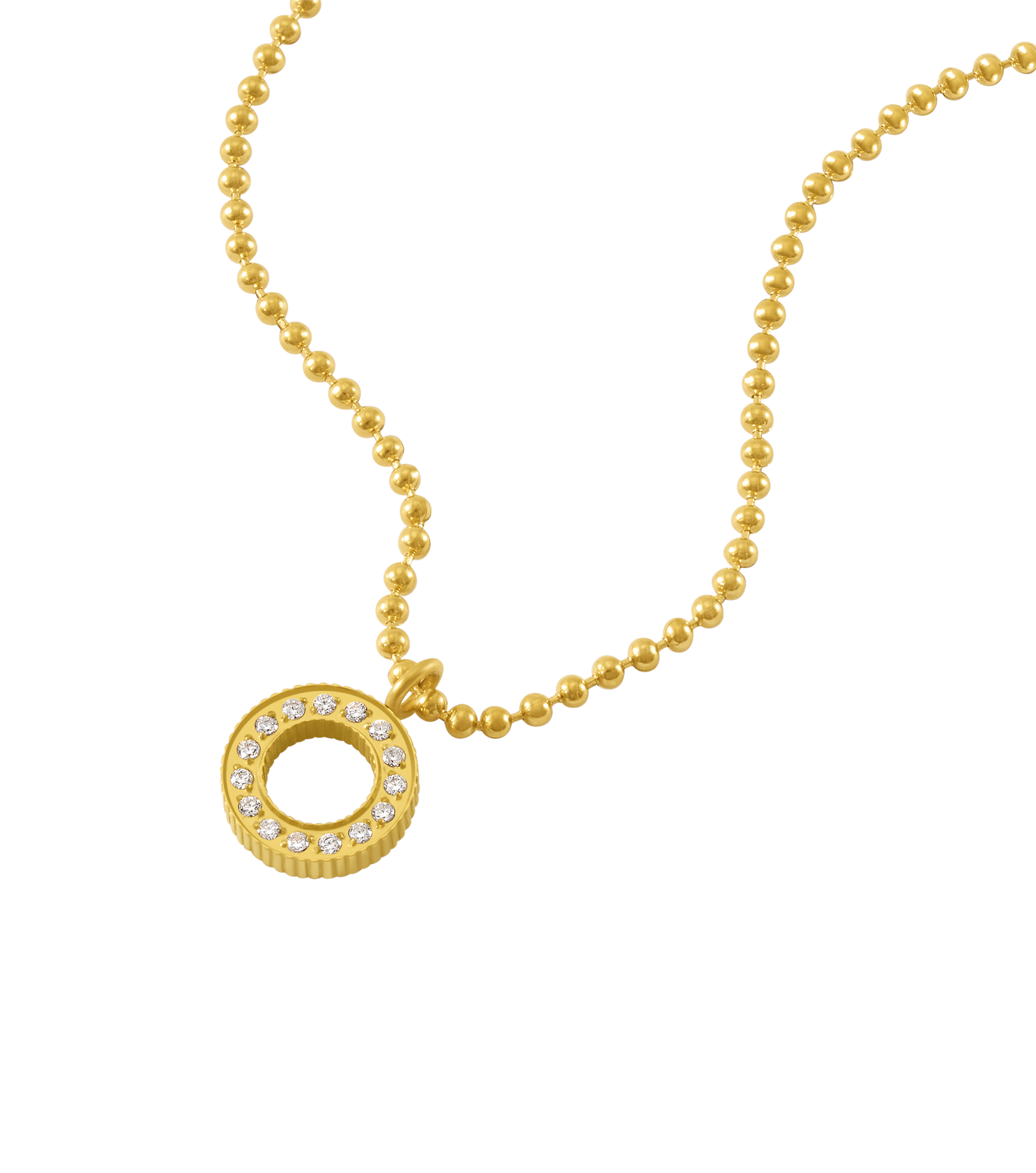 Police Cocoa Crystal Necklace