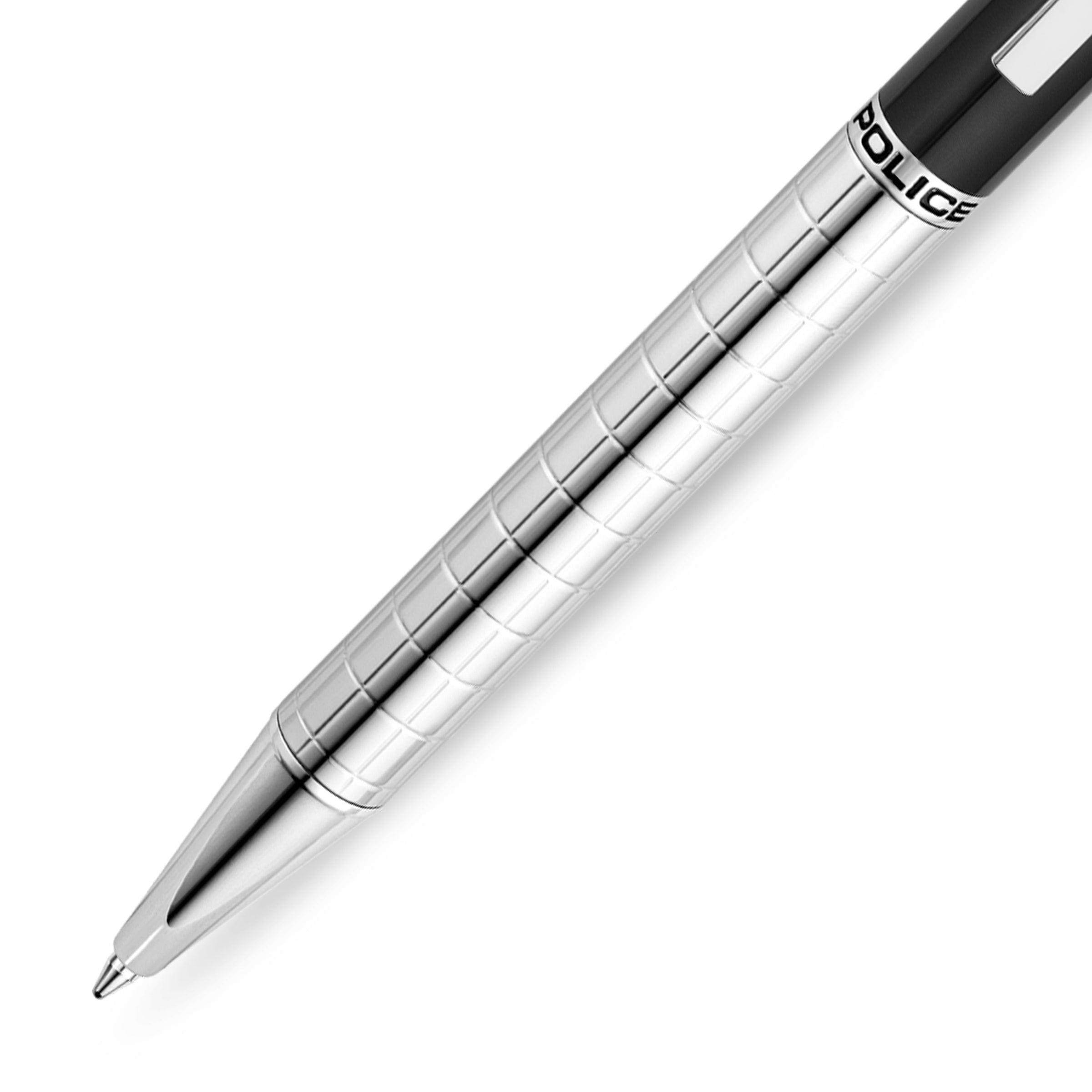Police Precision Pen Barrel with P logo design on top of smooth body