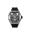 Police Gun & Black Dial, Black Silicon Strap Watch