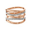 Buckley London Bayswater Ring Rose Gold Two Tone Medium