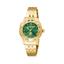 Roberto Cavalli by Franck Muller ladies green dial gold-tone snake embellished watch shop now online at Paris Gallery Qatar