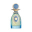 Thana Parfums Eiha EDP 100ml perfume bottle with blue-tinted glass, light green liquid, gold-toned cap, and blue mosaic ename