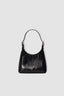 By Far Baby Camryn Eel Embossed Leather Black – elegant black leather handbag at Paris Gallery Qatar
