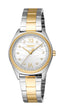 Esprit Uma Women’s Two-Tone Watch with Silver Dial and Crystal Bezel – Paris Gallery Qatar
