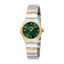 Esprit Women’s Two-Tone Silver and Gold Watch with Dark Green Dial – Paris Gallery Qatar