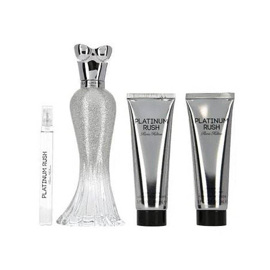 Paris Hilton Platinum Rush Woman 4PC Set EDP 100ml + 10ml + 90ml BL + 90ml SG