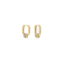 Shashi Cosmo Gaia Huggie Gold – stylish gold huggie earrings at Paris Gallery Qatar
