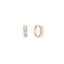 Shashi Teagan Huggie Gold – elegant gold huggie earrings at Paris Gallery Qatar