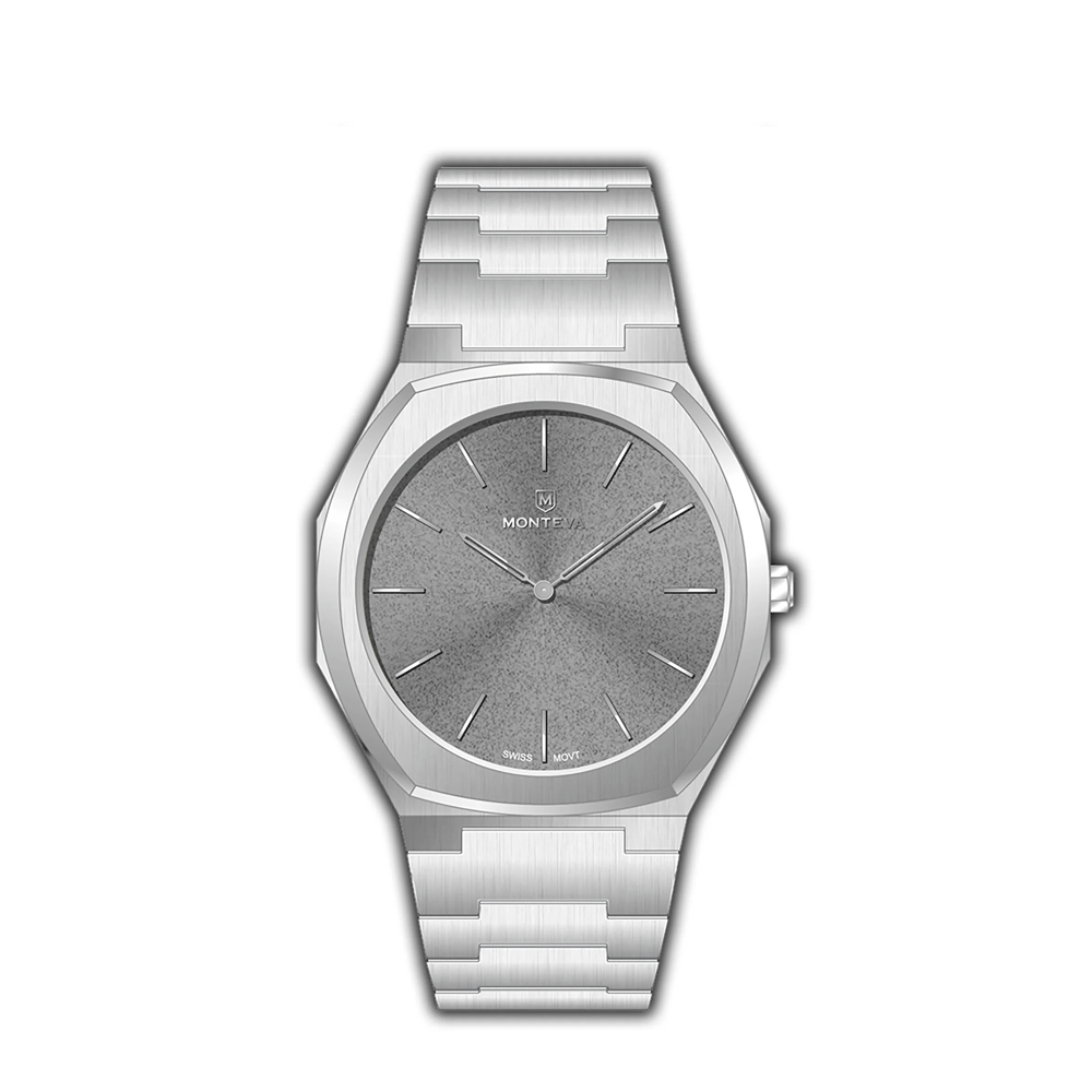 Monteva Slim Gents Watch with Gray Dial
