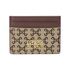 Cavalli Class - Cardholder, Dark Brown & Logo Print