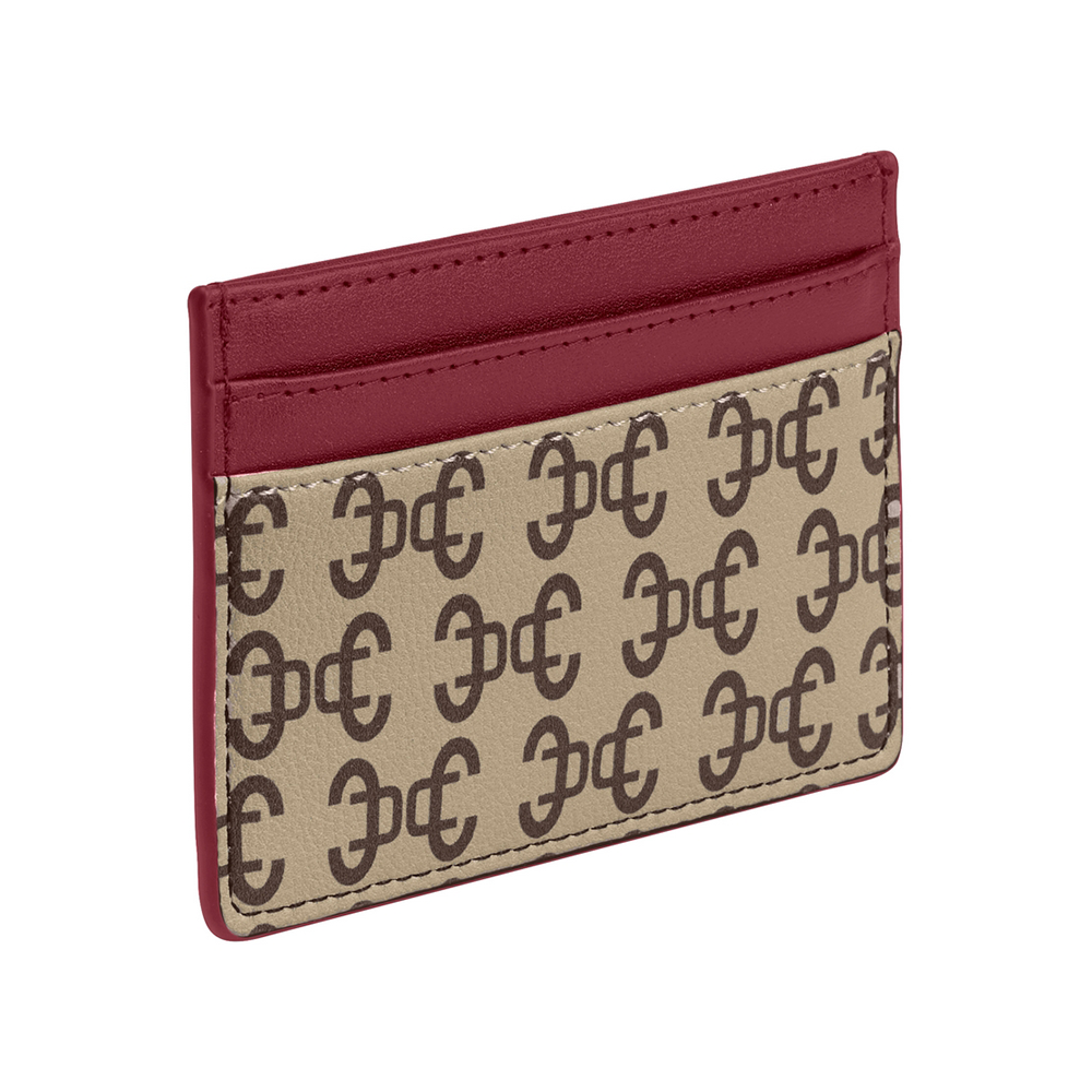 Cavalli Class - Cardholder, Burgundy & Logo Print