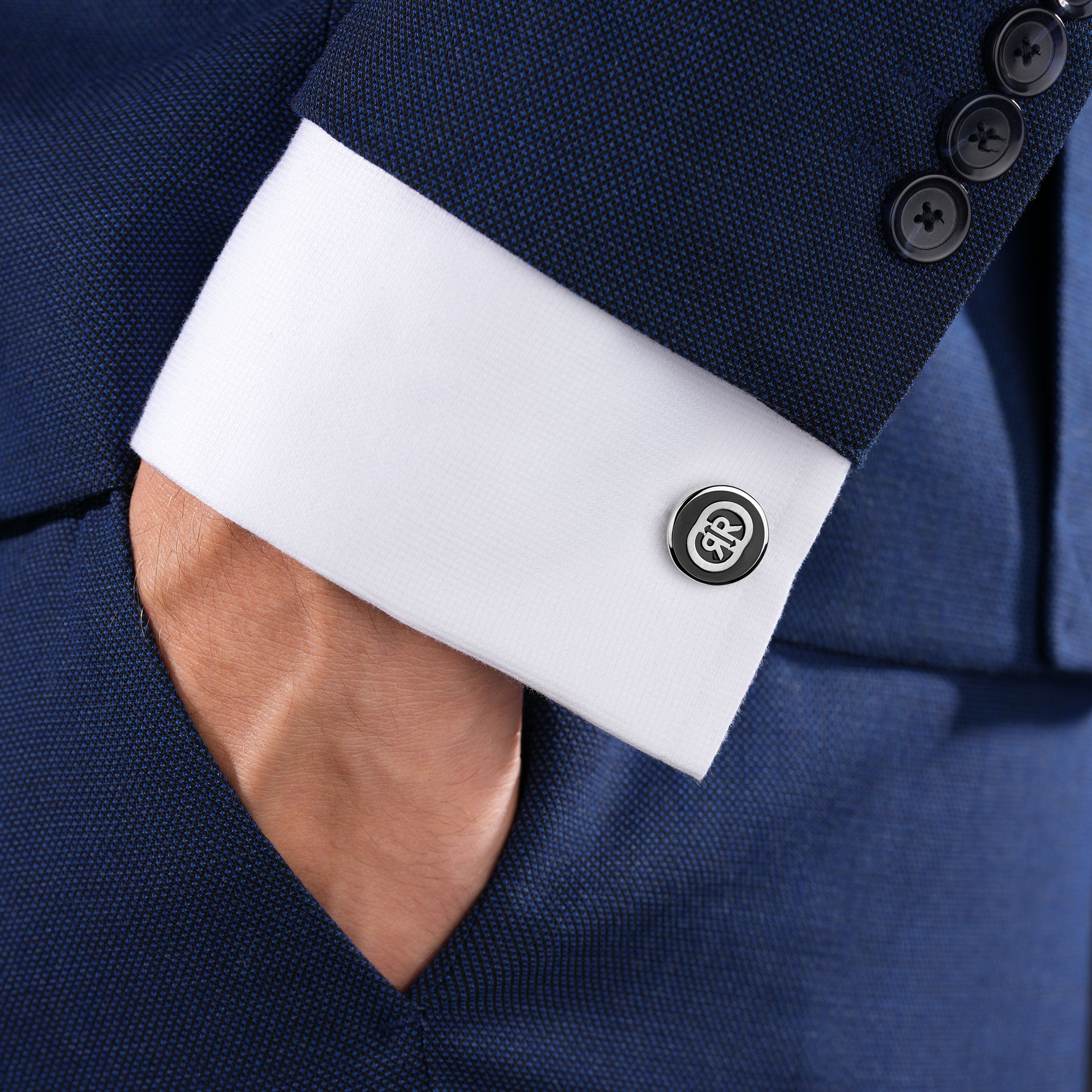 Cerruti Ccrr Logo Cufflinks