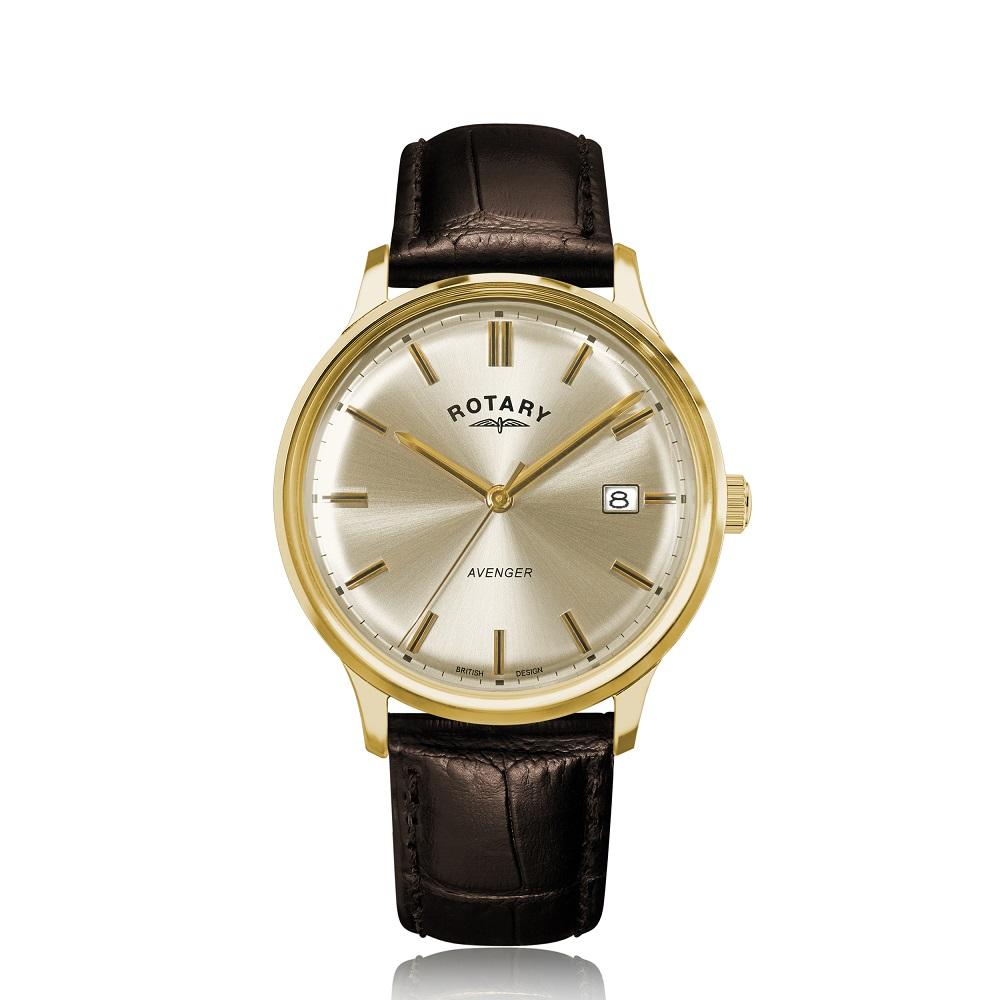Rotary Gents Straps Gold Plate