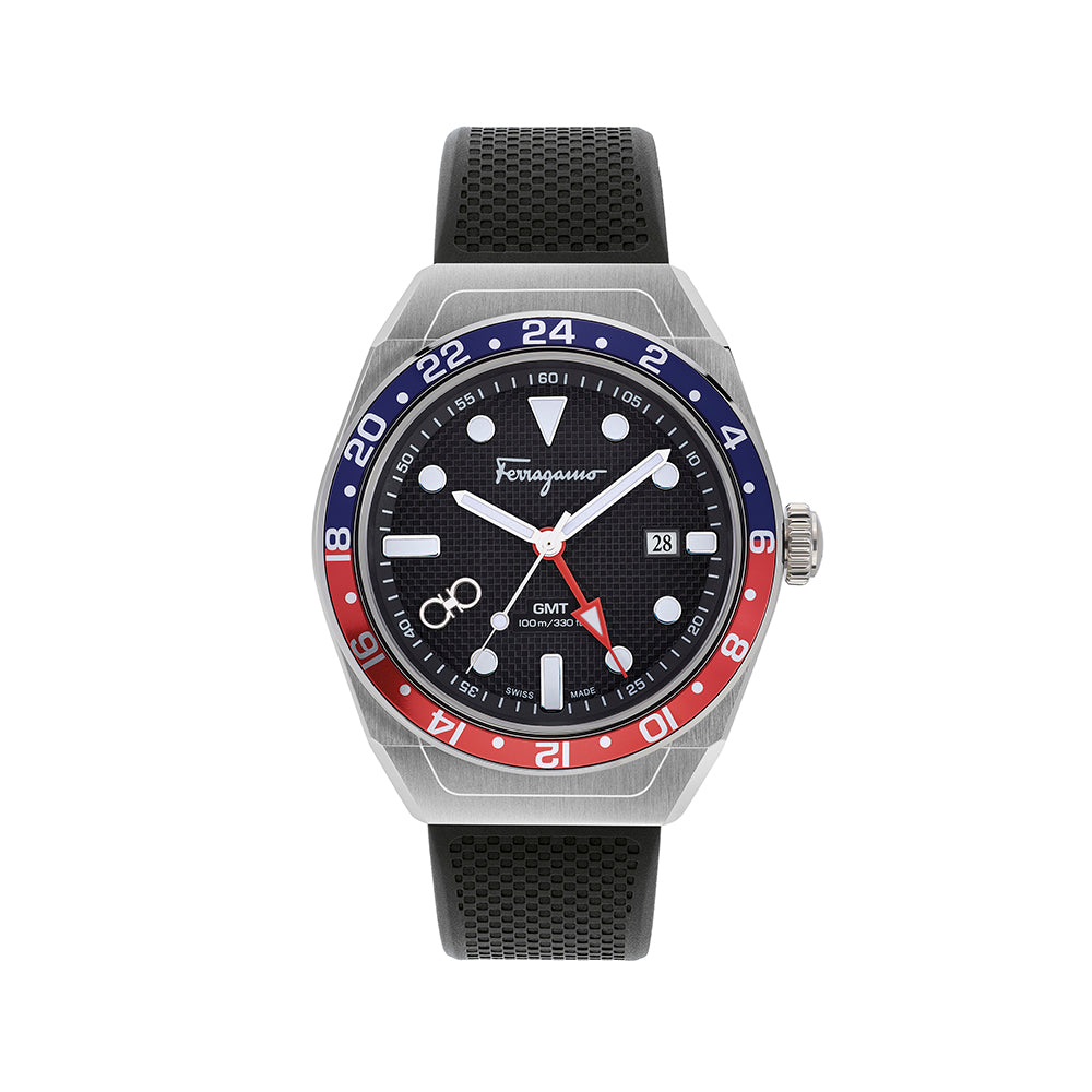 Ferragamo Ferragamo SLX GMT Silicone Watch