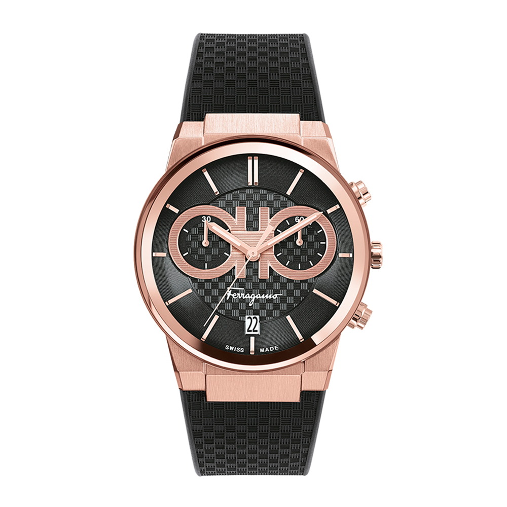 Ferragamo Sapphire Chrono Watch