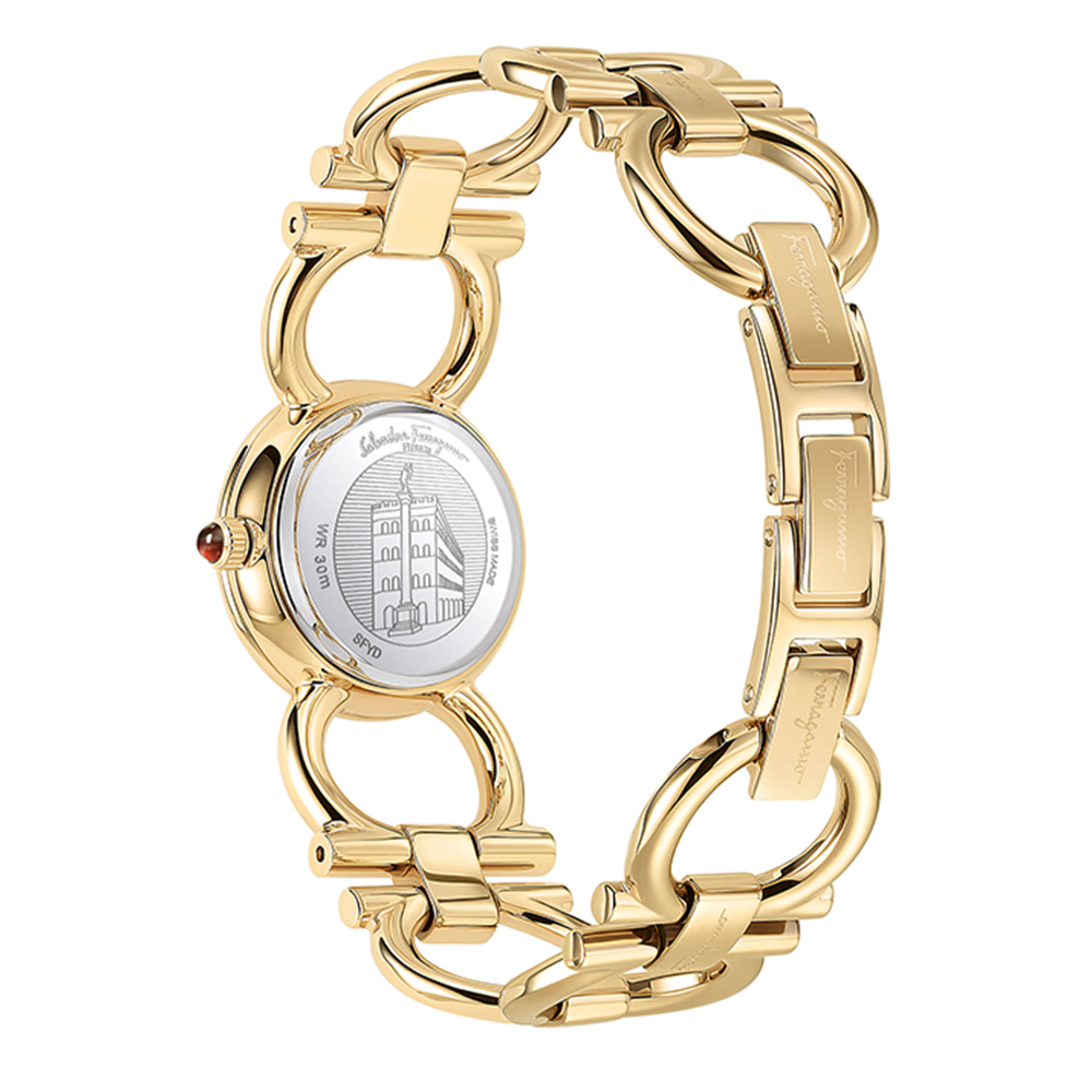 Double Gancini Round Watch